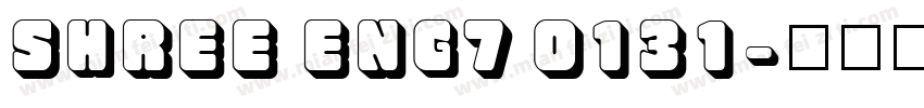 SHREE ENG7 0131字体转换